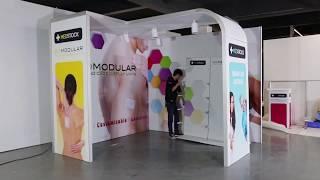 3x3m M series system trade show booth