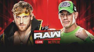 WWE RAW - Logan Paul vs John Cena Full Match WWE RAW Highlights