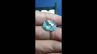 Topaz Blue Ring Engagement Ring Rare stone Paraiba color