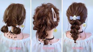 Qizlar Uchun Oson Soch Turmaklari #uyda | Easy Hairstyles | تسريحات الشعر مذهلة للفتيات |