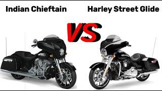 Battle of the baggers continues with the Indian Chieftain and the Harley Street Glide!