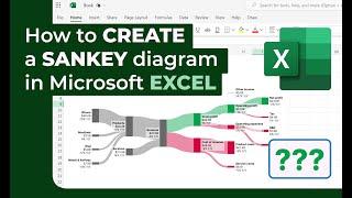 How to create a Sankey diagram in Excel