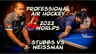 Professional Air Hockey Match - 2022 World Championship - Jacob Weissman vs Billy Stubbs