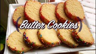 Quick & Easy Butter Cookies with 5 Simple Ingredients | Perfect Christmas Treats!