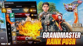 [Live] No MastiTop 1 King BackDay 13 New Season Grandmaster Road to Top-1-Garena Free Fire!!