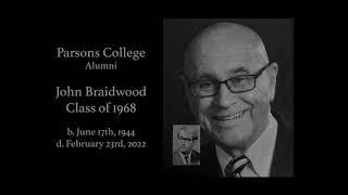 John Braidwood Memorial Video 2022