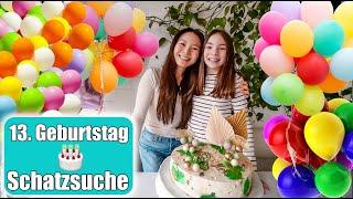 Claras 13. Geburtstag  Geschenke auspacken! Schatzsuche Torte backen & Dekoration! Mamiseelen