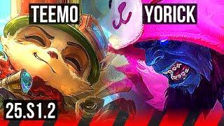 TEEMO vs YORICK (TOP) | NA Challenger | 25.S1.2