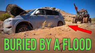 Family Stranded In A Flash Flood