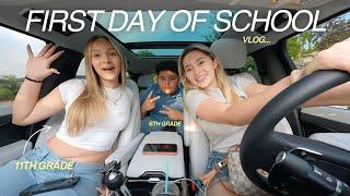 FIRST DAY OF SCHOOL VLOG.. | grwm + driving to school