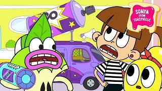 NEW  Sonya from Toastville - SUPER SPRAY (Ep 11)  Super Toons - Kids Shows & Cartoons