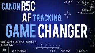 CANON R5C: AF TRACKING GAME CHANGER!