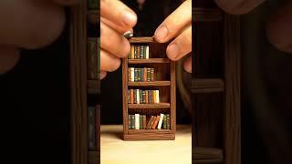 Tiny Library Dreams: Miniature Bookshelf DIY! 
