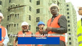 Prices and breakdown of 4888 houses on sale in counties