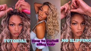 How to install silky hair crochet braids. Stop your knots slipping.