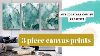 3 Piece Canvas Prints | 3 Piece Wall Art | Split Art Prints | mybudgetart.com.au