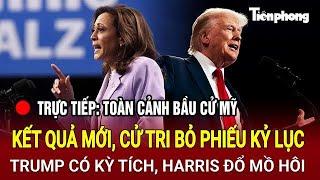 [TRỰC TIẾP] Toàn cảnh Bầu cử Mỹ :Kết quả mới, bỏ phiếu kỷ lục Trump có kỳ tích, Harris đổ mồ hôi