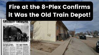 My Gnarly 8-Plex is For Sure the Old Train Depot and Was in a Fire Thanks to YouTube Viewers!