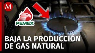 Cae producción de gas natural durante noviembre: Pemex