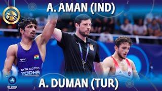 Aman Aman (IND) vs Ahmet Duman (TUR) - Final // U23 World Championhips 2022 // 57kg