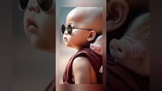 little monk trading #trending #youtubeshorts #unboxing #comedy #gaming #trendingshorts 