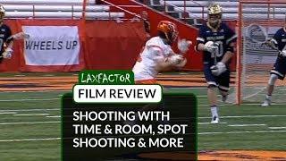 Lacrosse Film Review: Shooting With Time & Room, Spot Shooting, Step Down Shooting & More