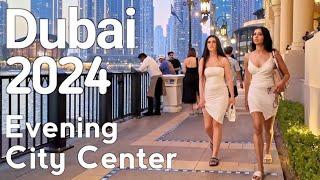 Dubai [4K] Amazing Burj Khalifa, City Center Walking Tour 