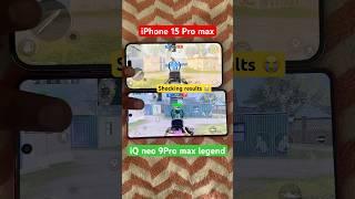 iQOO NEO 9 Pro vs iPhone 16 pro max  bullet test 60 fps speed test #shorts #viralreels #viral #pubg