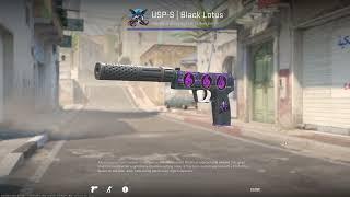 CS2 USP-S Black Lotus