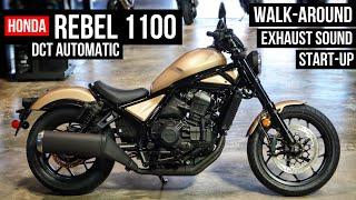 New Honda Rebel 1100 DCT with Custom Paint Walk-Around | CMX1100 Automatic Cruiser Motorcycle