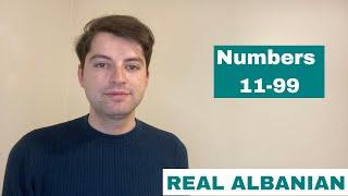 Numbers 11-99 in Albanian | Real Albanian