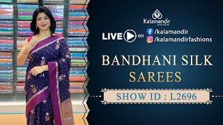 Bandhani Silk Sarees - @ Special Price | WhatsApp Number 9852 9852 99 | Kalamandir Sarees LIVE