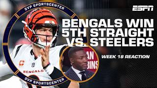 NFL Week 18 Saturday REACTION  Ravens clinch AFC North, Bengals keep hopes alive | SC with SVP