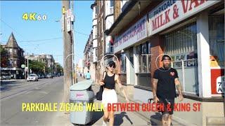 Toronto Neighbourhood Zigzag Walk - Exploring Parkdale Side Streets Between Queen & King Street West