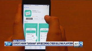 ‘Sarahah’ app becoming cyberbullying platform