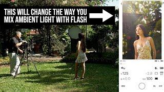 How to MIX Ambient Light and Flash to Create Gorgeous Portraits. A Photography and Lighting Tutorial
