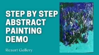 DEMO ABSTRACT PAINTING  |  DEMO Step by Step | Upview