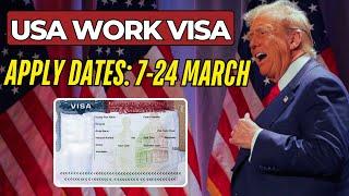 USA Work Visa Through H-1B Lottery | Apply Now