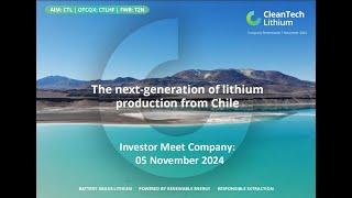 CLEANTECH LITHIUM PLC - Investor Presentation