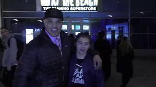 Ryan Ochoa and Geno Segers talks about the movie Bachelor Lions outside ArcLight Theatre in Hollywoo