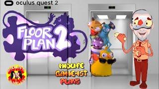 Midlife Game-ist  VR - Floor Plan 2 - Oculus Quest 2 - Cartoon puzzling fun