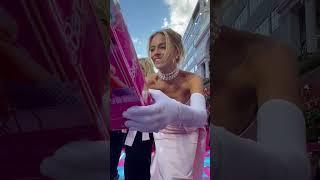 margot robbie at the Barbie premiere in London | thank you margot you're amazing 