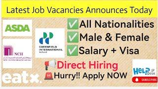 Latest Different Companies Job Vacancies announced Today  || Dxb helpdesk || Dubai jobs || Uae Jobs