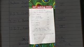 Nirf : 2023 ranking