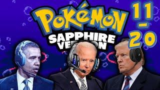 Presidents Pokemon Sapphire Randomizer Nuzlocke | 11 - 20