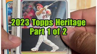 2023 Topps Heritage Baseball - Part 1 of 2