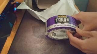 Unboxing Scotch Tough Duct Tape, No Residue, 1 88 Inch by 25 Yard