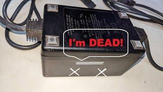 An IBM PCjr Power-Brick fail!