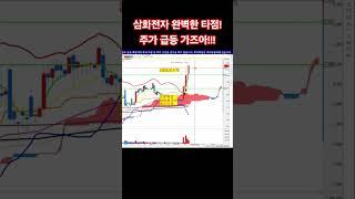 삼화전자 주가 폭등!  홀딩!!!