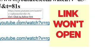 HOW TO OPEN LINK IN MICROSOFT WORD W/OUT HOLDING CTRL + Click to Follow Hyperlink | LINK WON'T OPEN